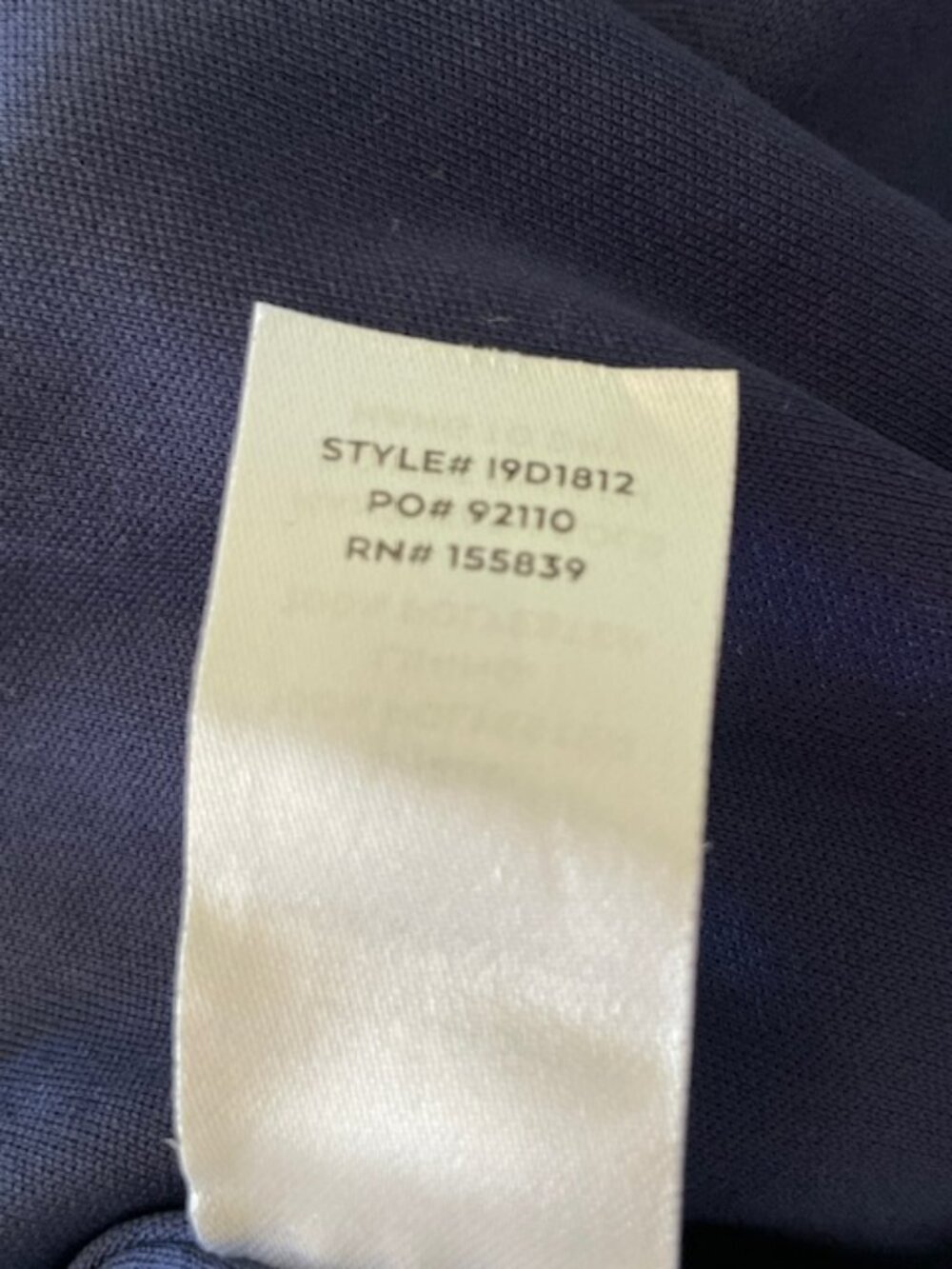 Lulus Easy Elegance Navy Strapless Gown Pleated Maxi Chiffon Formal Dress  XL - Picture 7 of 8